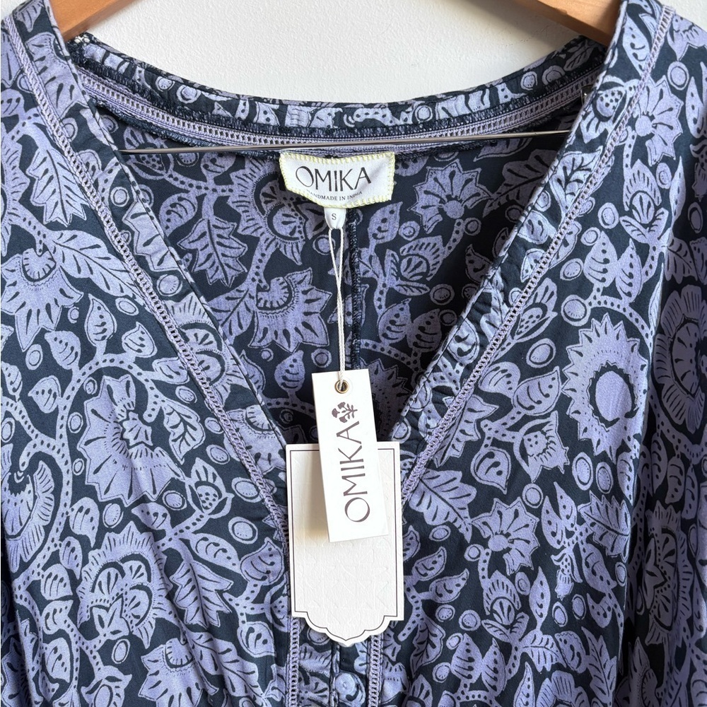 Omika Harper Mini Dress Tanvi Ink Size SMALL NWT - Picture 5 of 9
